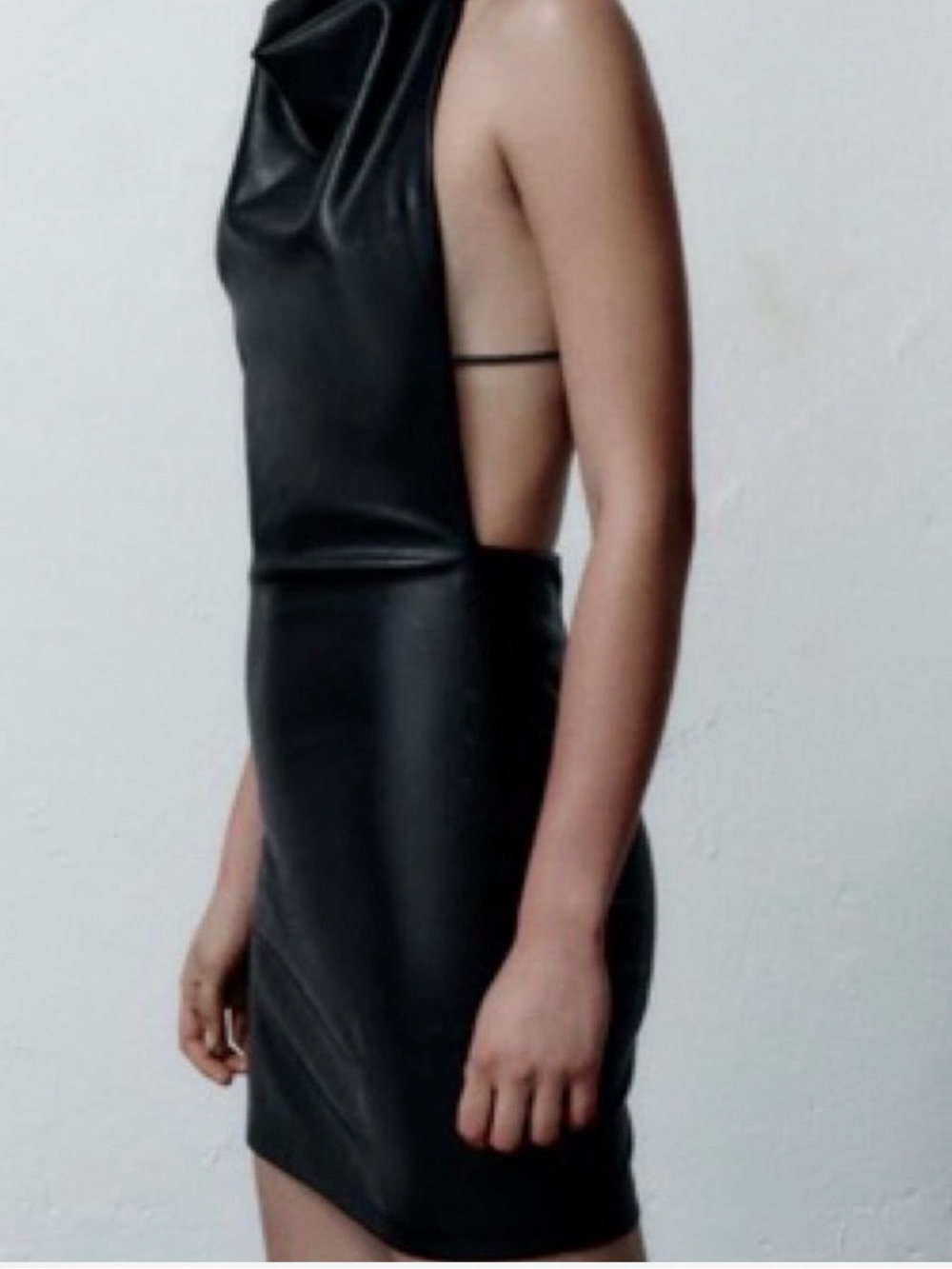 Zara leather mini dress - Picture 3 of 5